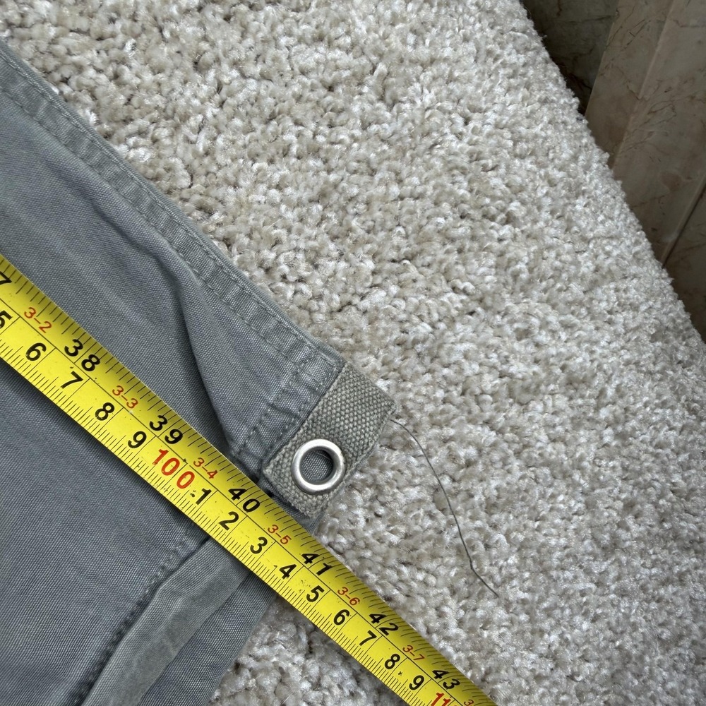 Y2K American Eagle Outfitters Cargo Pants Womens 6 Gray Relaxed Fit Straight Leg - Picture 7 of 10